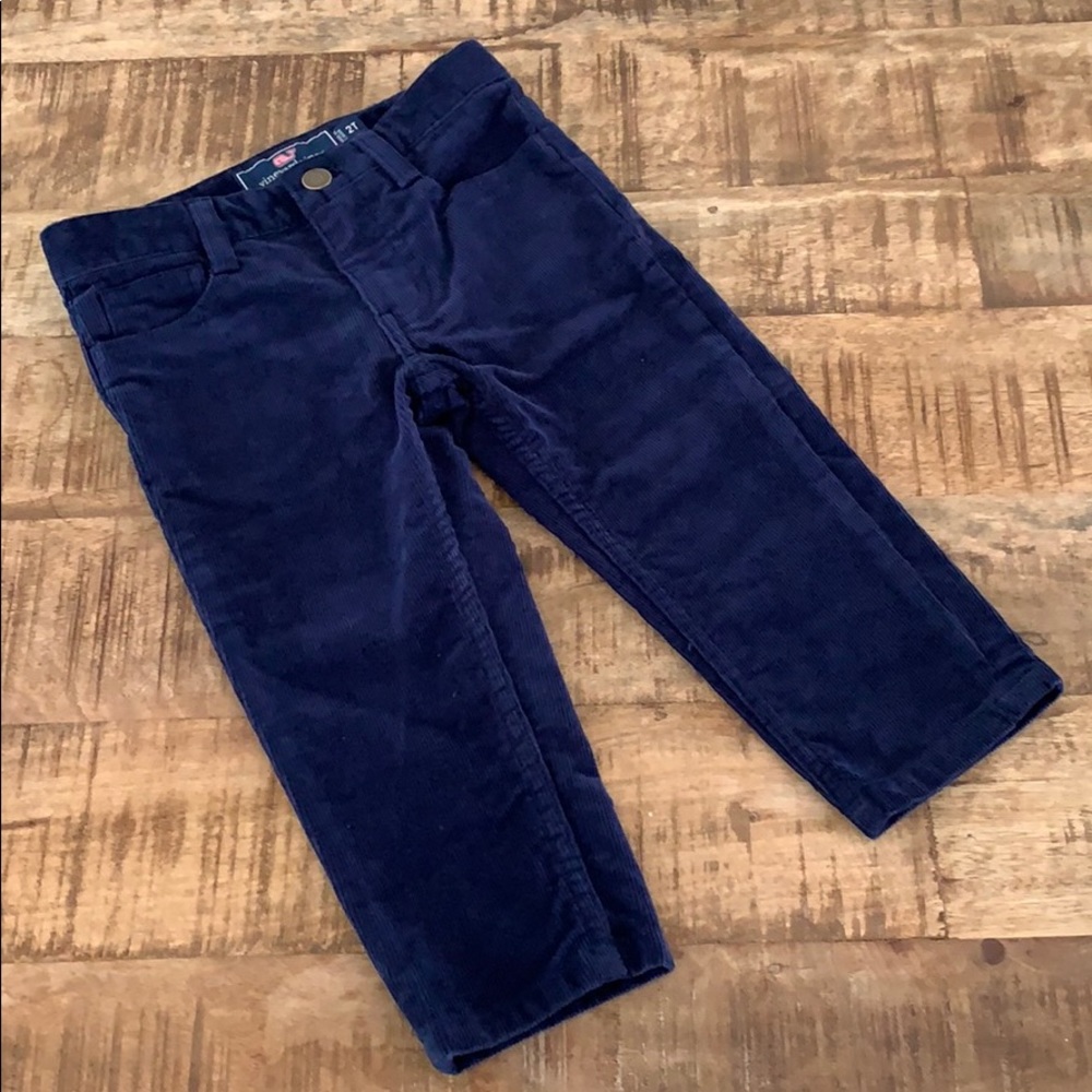 Vineyard Vines Navy Blue Corduroy Pants